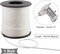 3mm 54yard White Parachute Cord Nylon Rope Cord Blinds String Braided Lift Shade Cord for Windows Repair Gardening Plant Cord for Camping Hiking Outdoor Activities